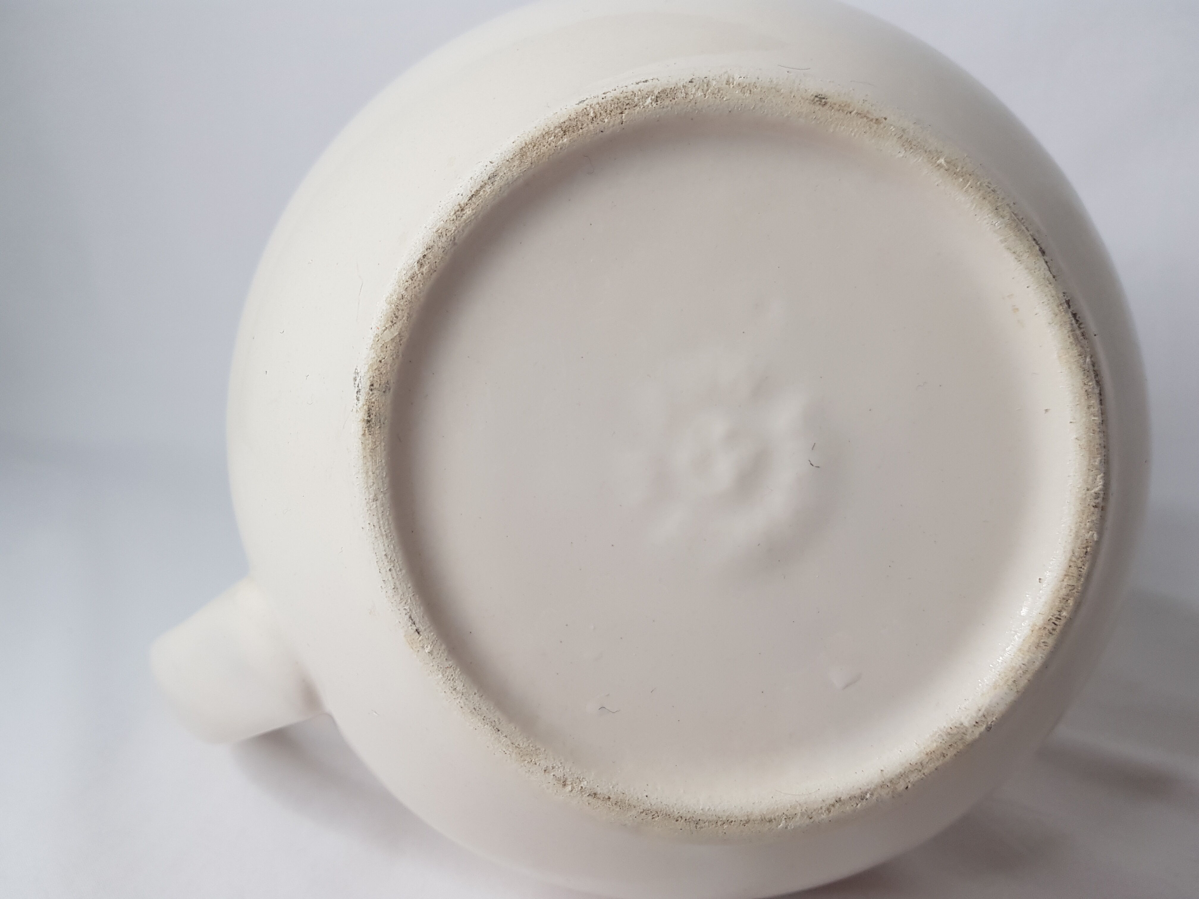 Milk in ceramic pot