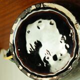 Ceramic lamp signed "Accolay Yonne" vintage