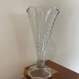 Glass tulip vase