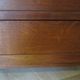 Pretty vintage chest of drawers - 4 drawers - 1960s - refined Scandinavian style - medium oak color