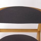 Pair of Mid-Century Armchairs, 1960s–70s German Vintage, Beech Wood