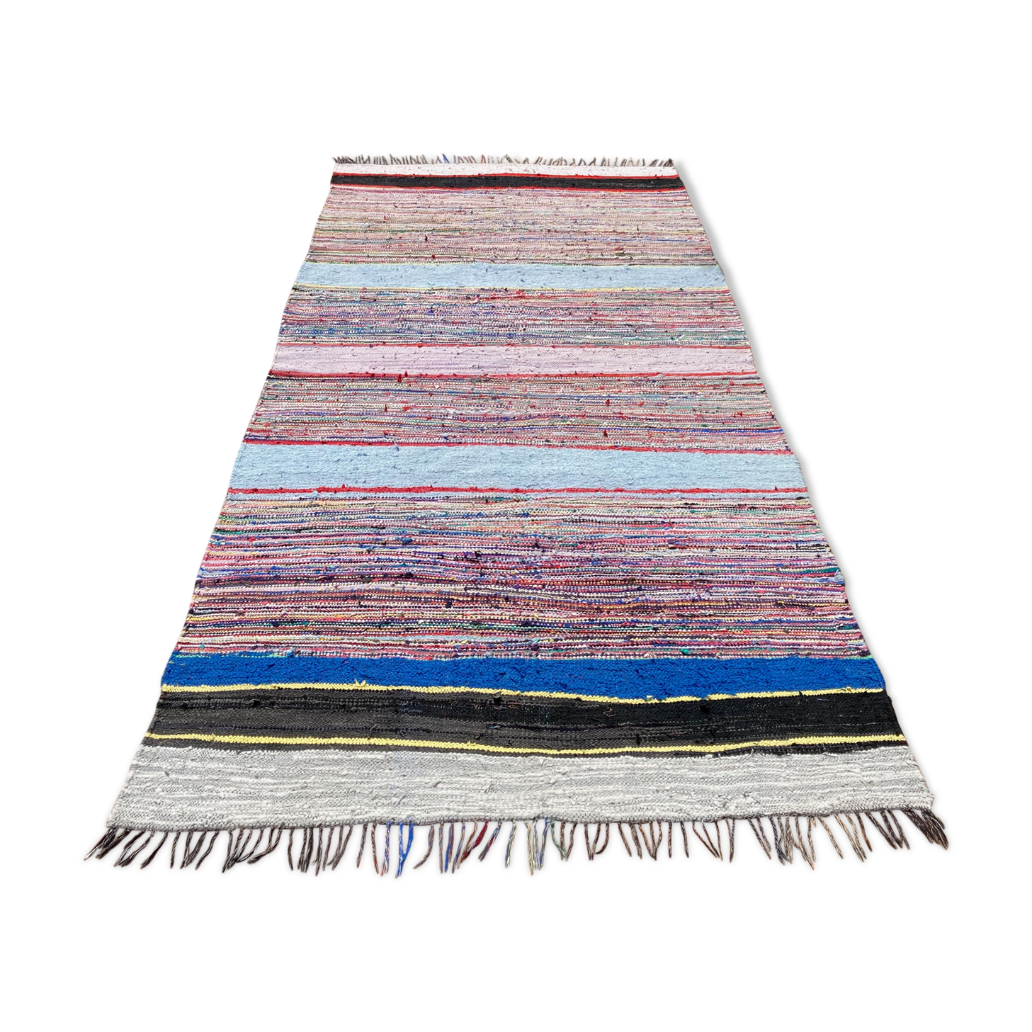 Contemporary and artisanal carpet 290 x 138 cm