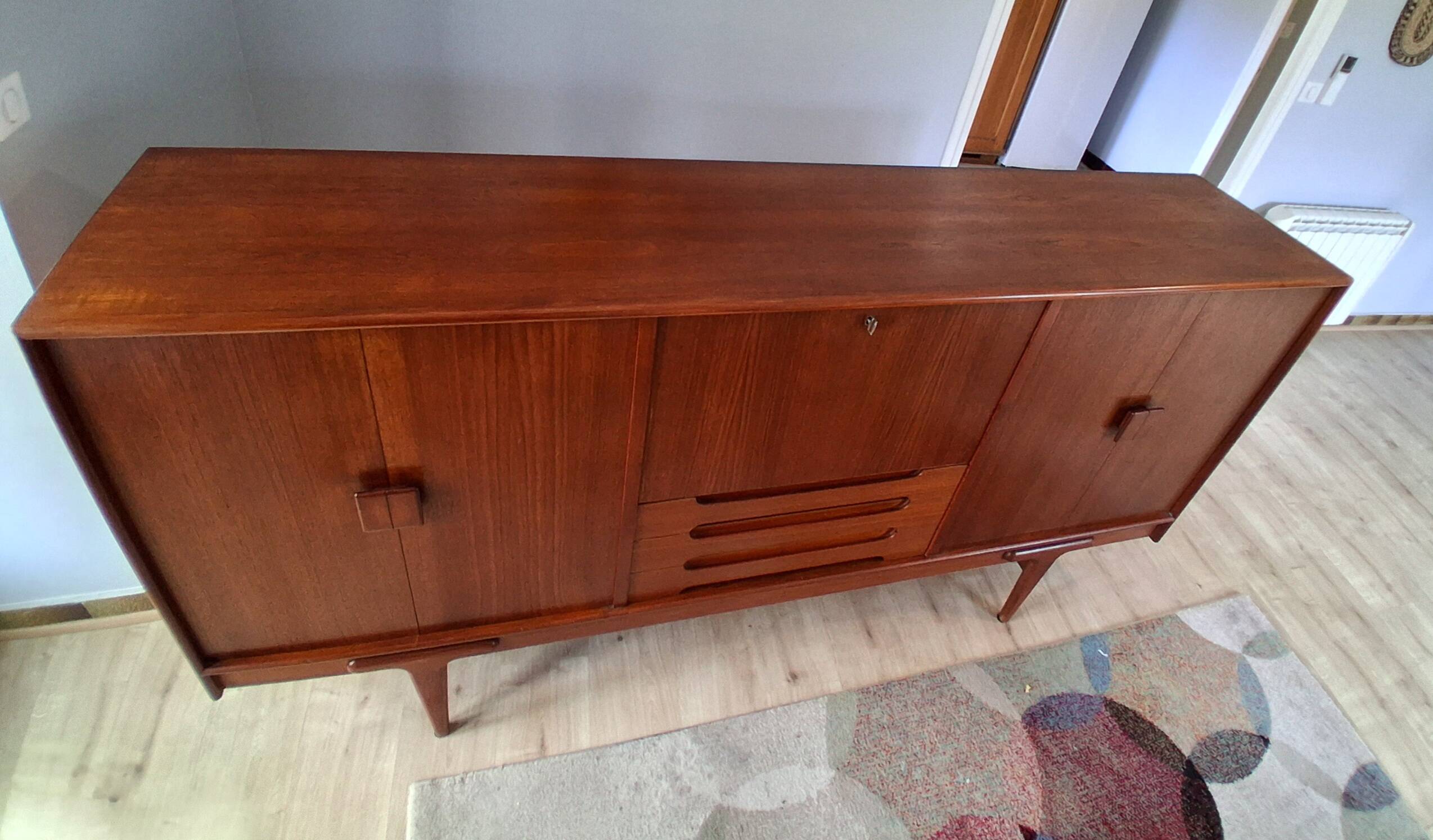 Enfilade scandinave ejvind johansson années 60