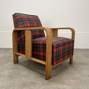 Fauteuil art déco bois années 30
