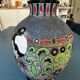 Amphora lamp vase Czechoslovakia Art Deco H 30 cm