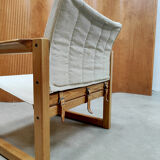 Set of 2 Swedish safari chairs 'diana' Karin Mobring