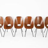 Set of 6 “Medea” Chairs by Vittorio Nobili for Frattelli Tagliabue, 19