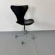 Vintage early 3117 swivel desk chair by Arne Jacobsen for Fritz Hansen, 1955