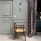 Fauteuil ancien en bois et assise paillée