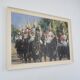 Oil on canvas painting by Eric Mason Up the Mall 1970
