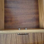 Vintage Scandinavian desk from the 1960s – Mahogany veneer – Dovetail joint