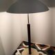 Lampe de bureau en teck et travertin