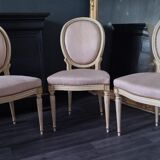 Louis XVI style medallion chairs