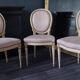 Louis XVI style medallion chairs