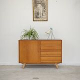 Sideboard U 458 light oak Jiri Jiroutek for Interier Praha 1960