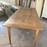 Solid oak farm table