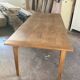 Solid oak farm table