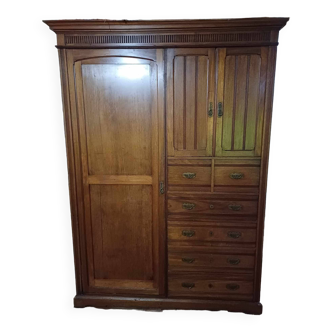 Armoire tiroirs et penderie 218 haut longueur 162 profondeur 60