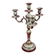 Bronze Candelabrum Chandelier 3 Branches, 4 Lights Louis XVI Style - 40cm