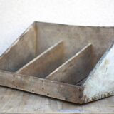 Wooden storage bin, vintage storage furniture, tool storage