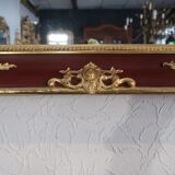 Golden and lacquered mirror 81x75cm