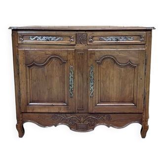 Buffet Vendéen Louis XV early 19th century in cherry and oak