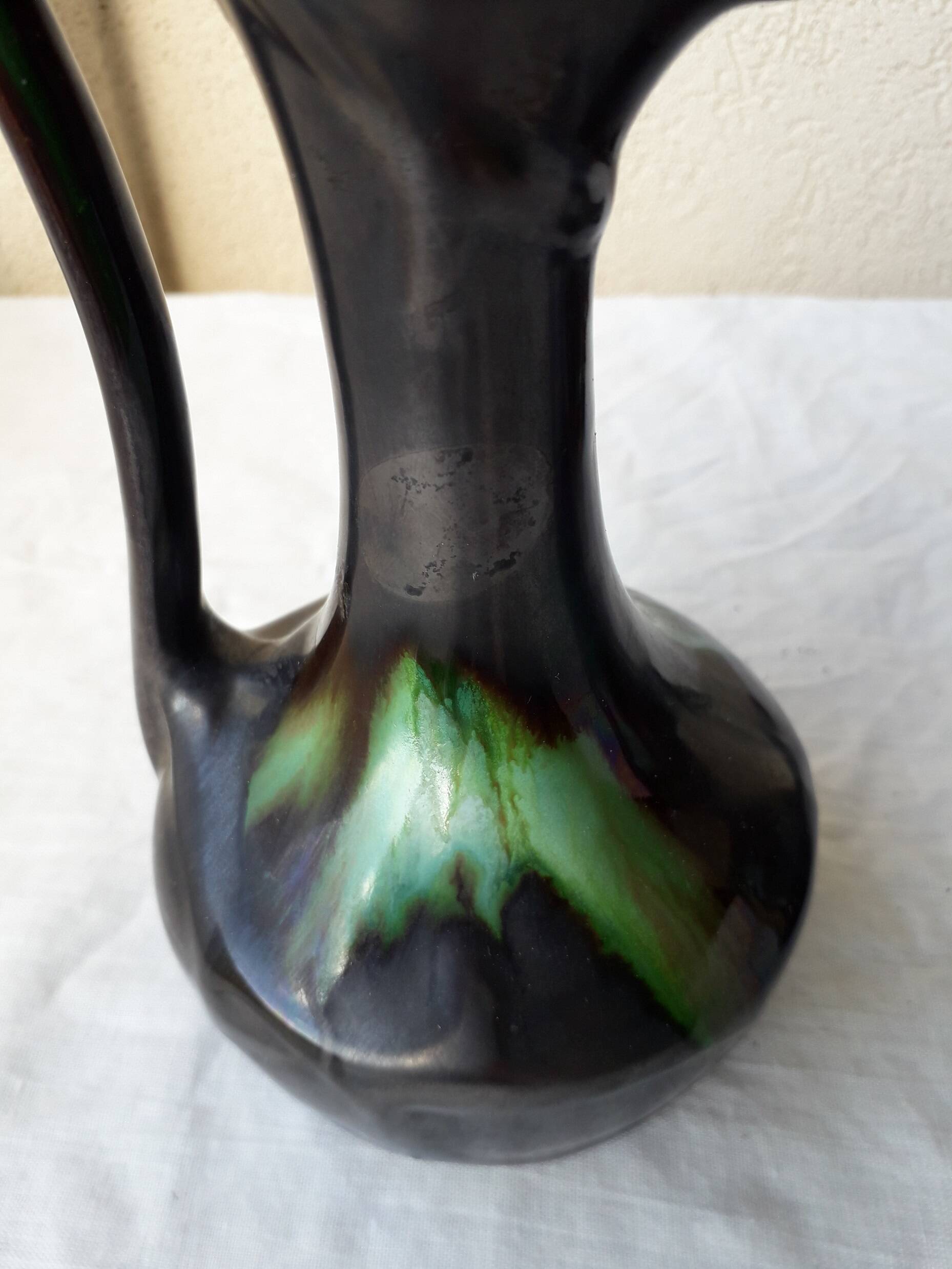 Belgian ceramic milk jug