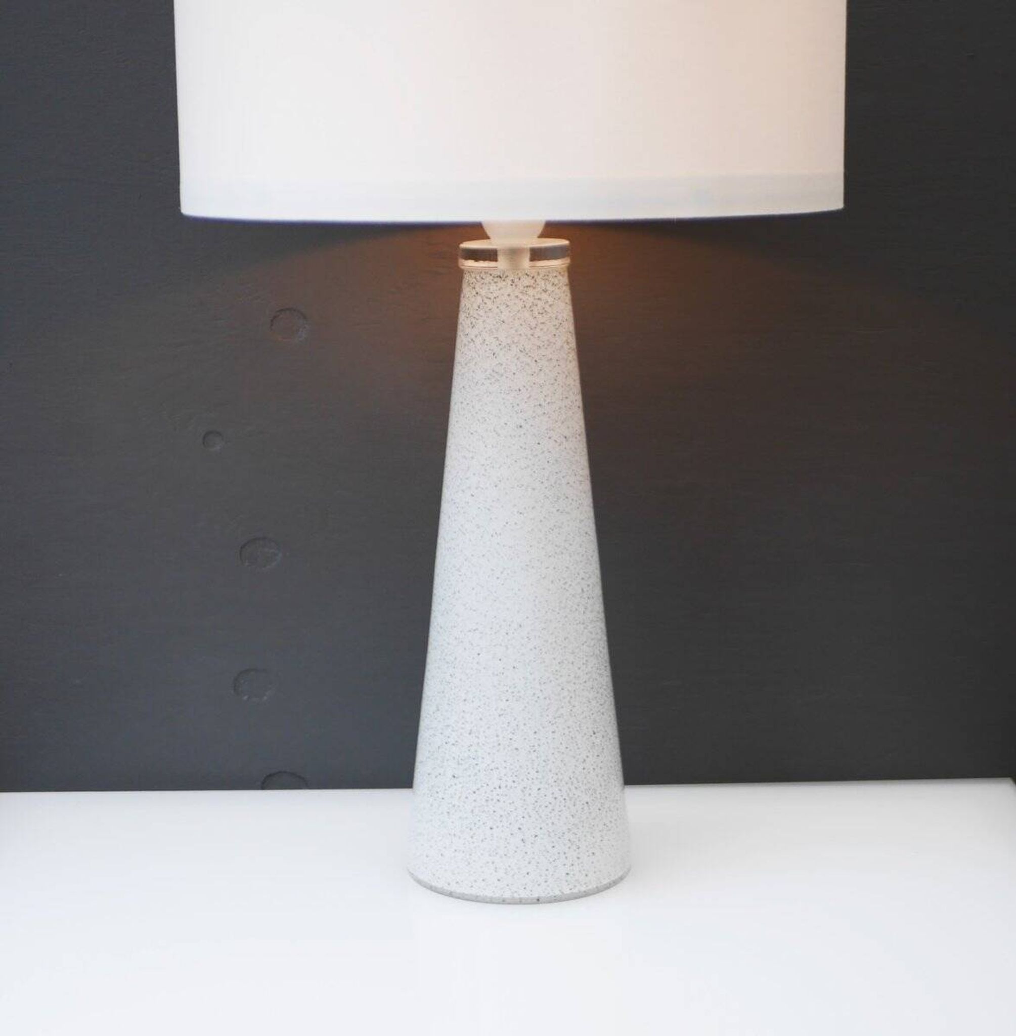 Art glass lamp by Bengt Orup for Hyllinge Glasbruk
