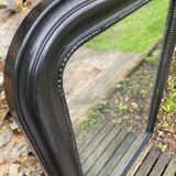 Louis Philippe mirror black stained mirror