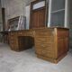 Bureau ministre XXL en chêne , 220 × 95 cm