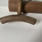 Wooden wall coat rack circa 1900
