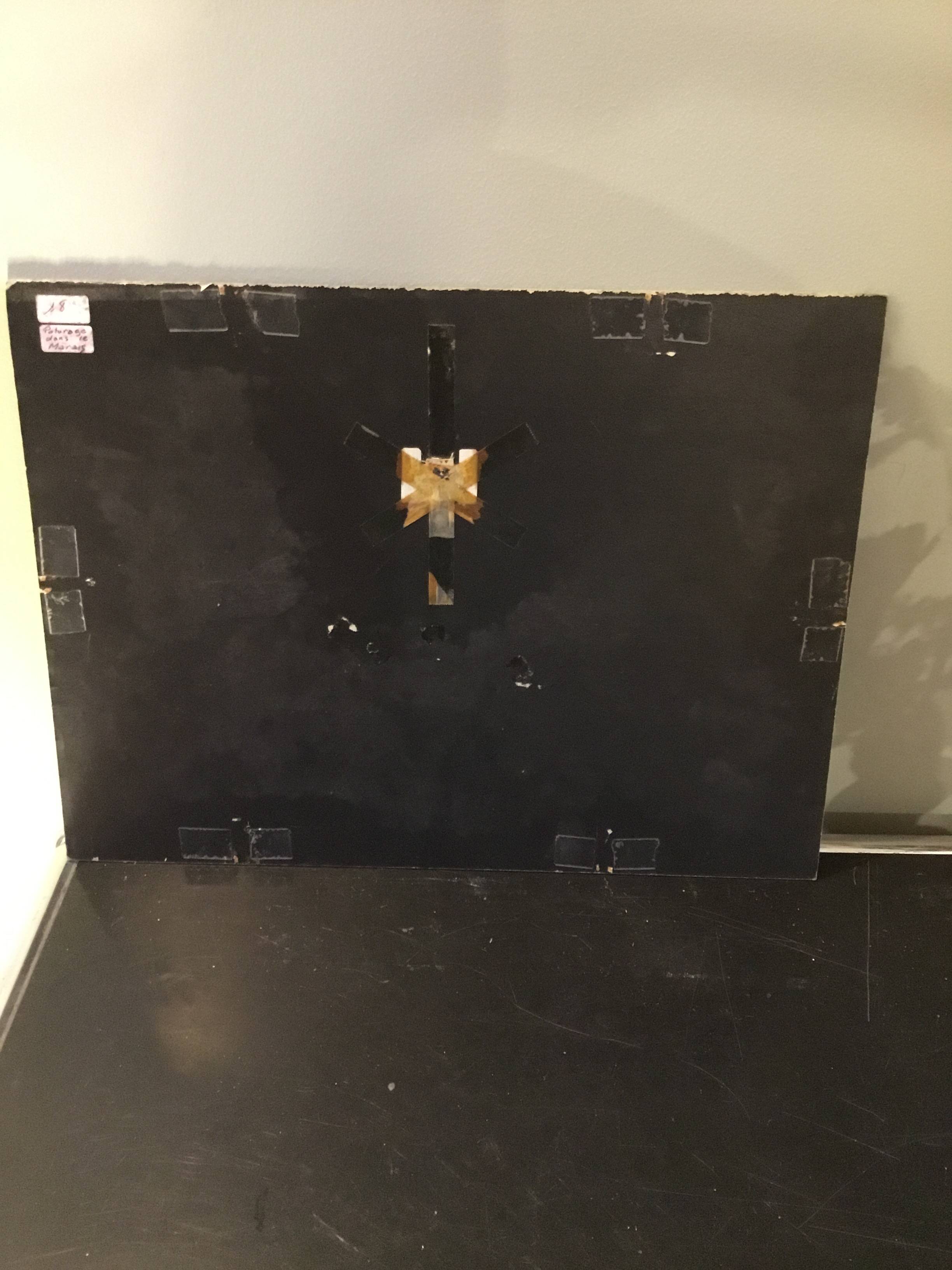 Black and white silver print