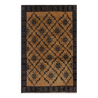 Vintage Turkish Oushak Rug Handwoven 117x190 cm