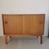Danish sideboard, sliding doors, in oak