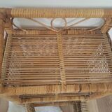 Rattan shelf/cabinet