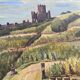 XXXL painting Alsatian landscape VINE Viticulture Harvest Vineyard By Théo