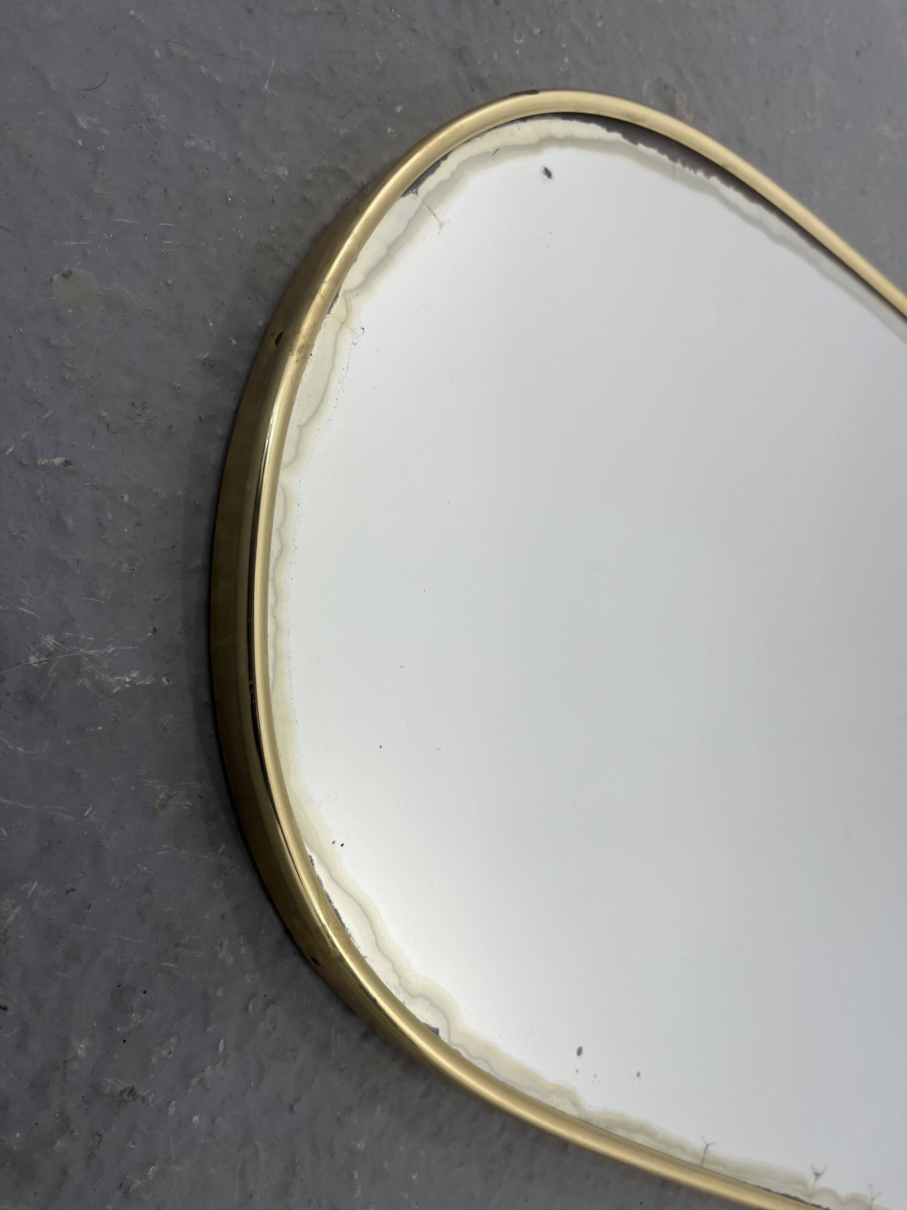 Rockabilly mirror 1970s 39x70cm
