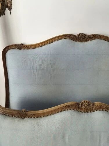 Antique French Louis XV Bed Demi Corbeille Double
