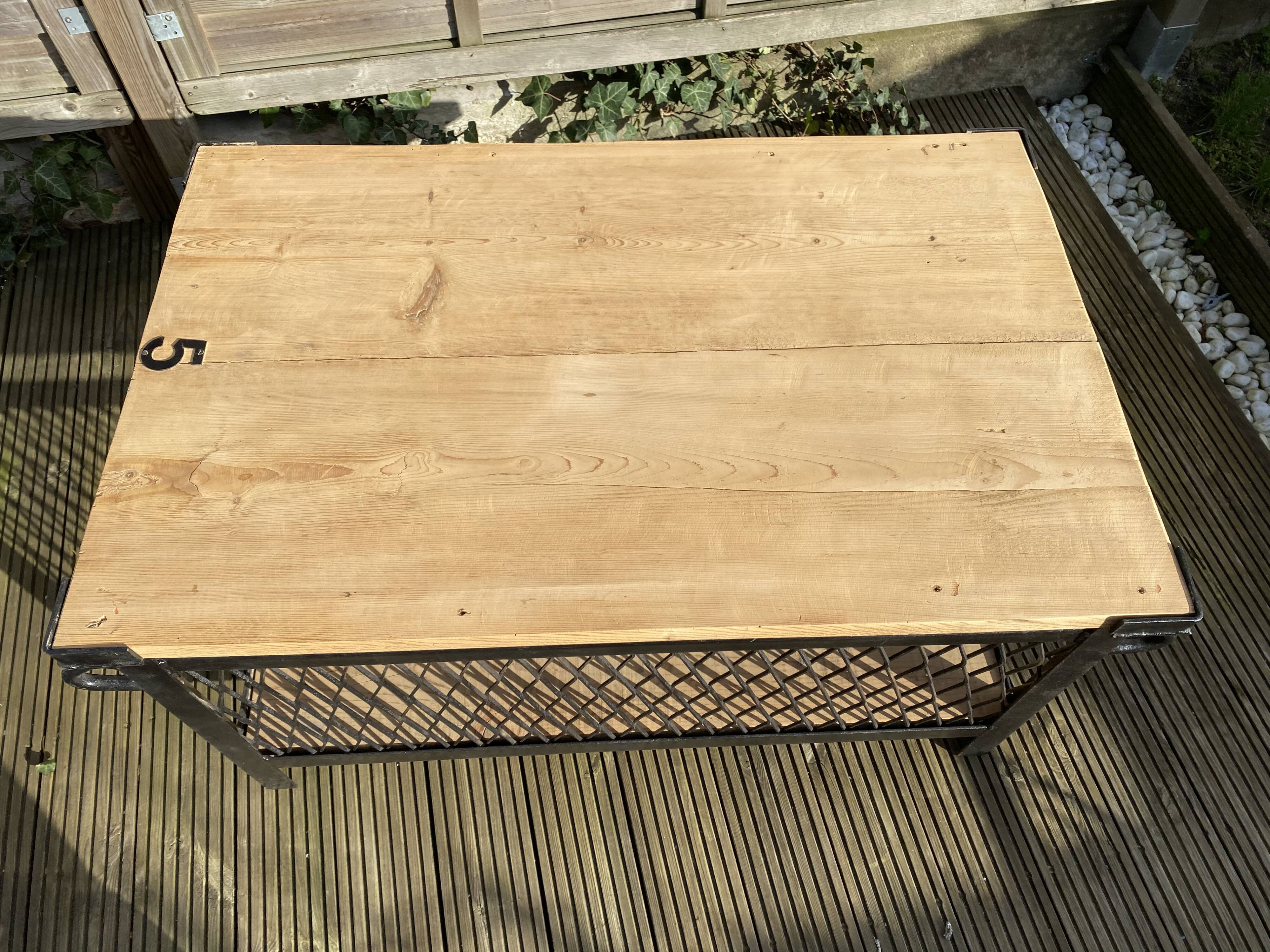 Industrial lounge table