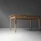 French farm table with tapered legs late 1800