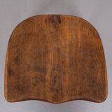 Rustic solid wood Stool 1950s Holland