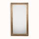 Nineteenth-century rectangular mirror with geometric pattern.