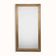 Nineteenth-century rectangular mirror with geometric pattern.