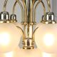 Vintage Orion Brass Ball Chandelier: Mid-Century Modern Sputnik Lighting