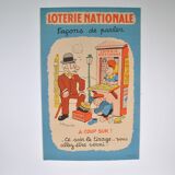 Poster National Lottery 50s