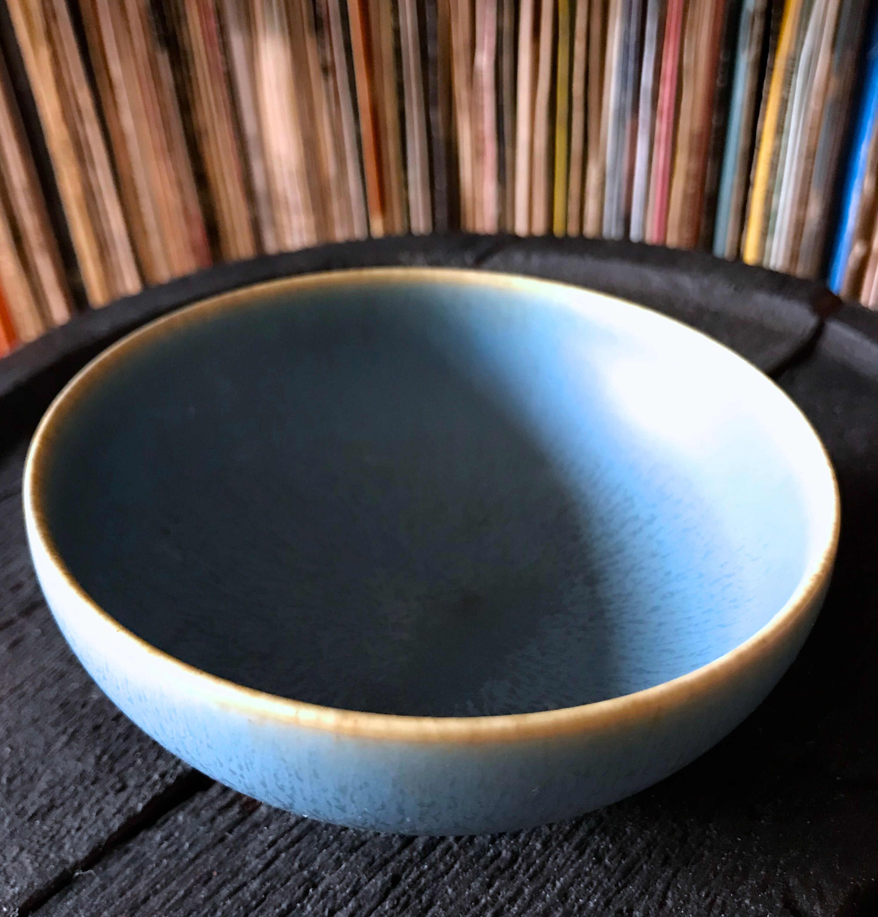 Palshus HaresFur Bol Linnemann-Schmidt for Palshus, Denmark, vintage ceramic pottery vase 1950