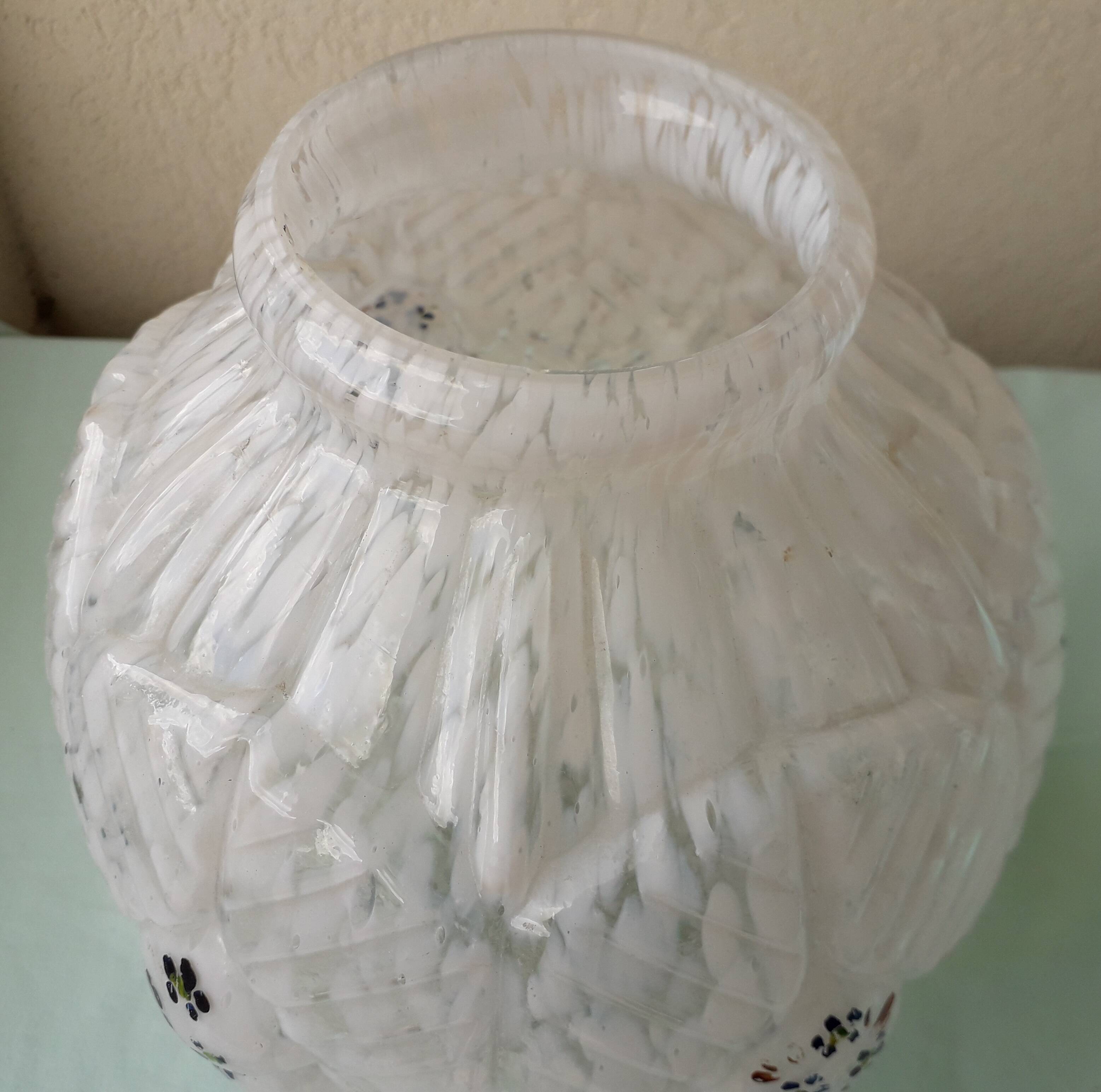 Art Deco glass vase
