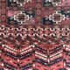 Saddle Tekke Bokhara rug old handmade 64 X 107 CM