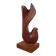 Scandinavian dove in carved teak wood, signed NM, circa 1960.