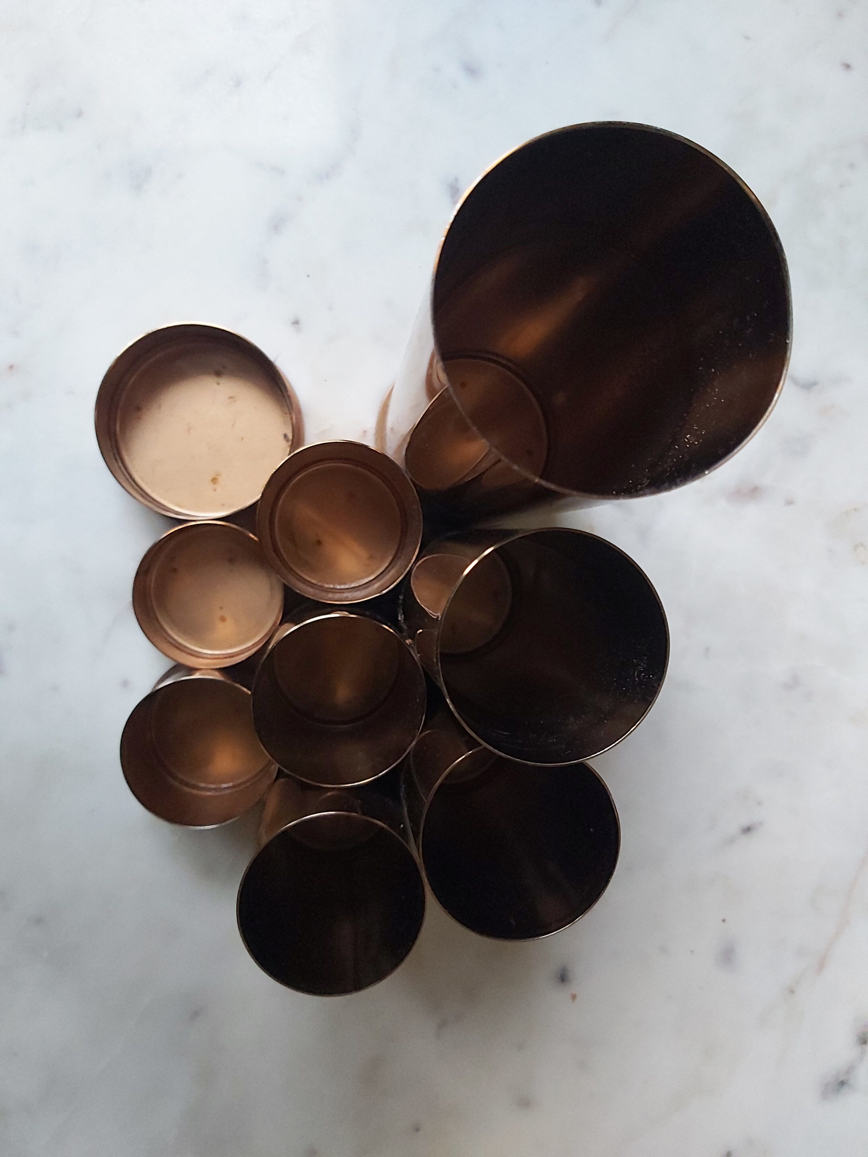 Large pencil pot Ferm living copper